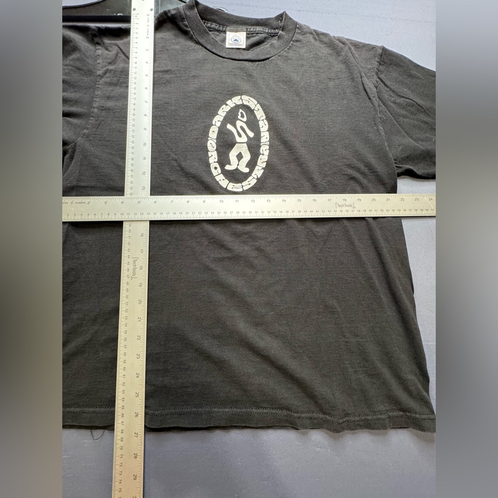 Vintage Y2K Dark Star Orchestra Black Long Sleeve Center Logo Shirt Large #1168 - Picture 4 of 6